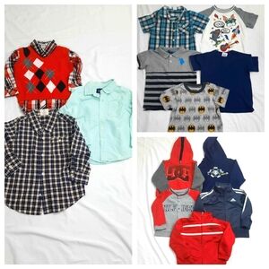 Boys Shirts & Sweater Bundle